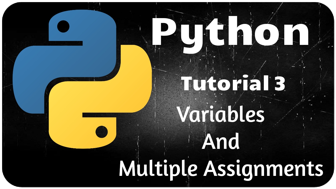 Python Programming Tutorial 3 – Variables and multiple assignments