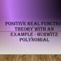 Positive Real Function Test