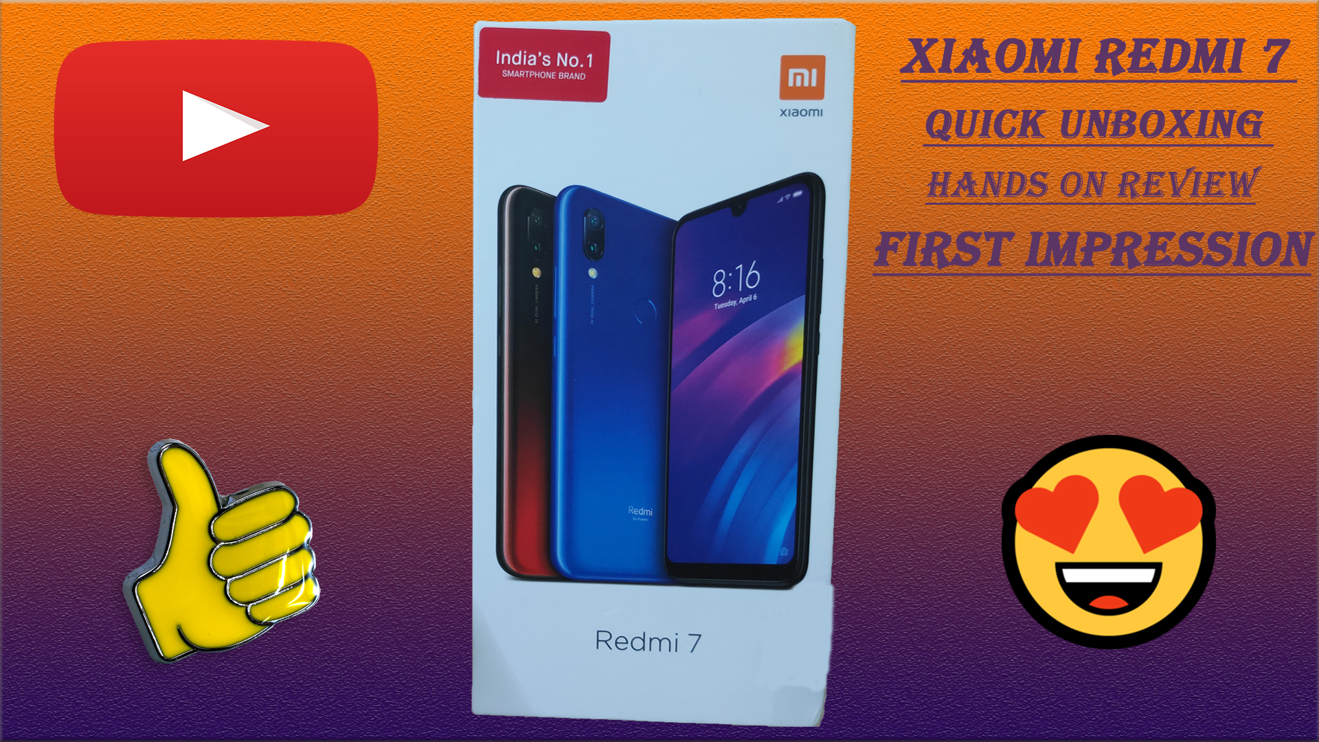 XIAOMI REDMI 7 Quick Unboxing || Hands on Review || First impression